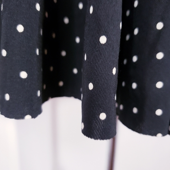 #106 BCBG Polka Dot Mini Skirt S - Picture 4 of 7